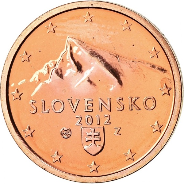 Словакия 2 Евро цент (2012) KM#