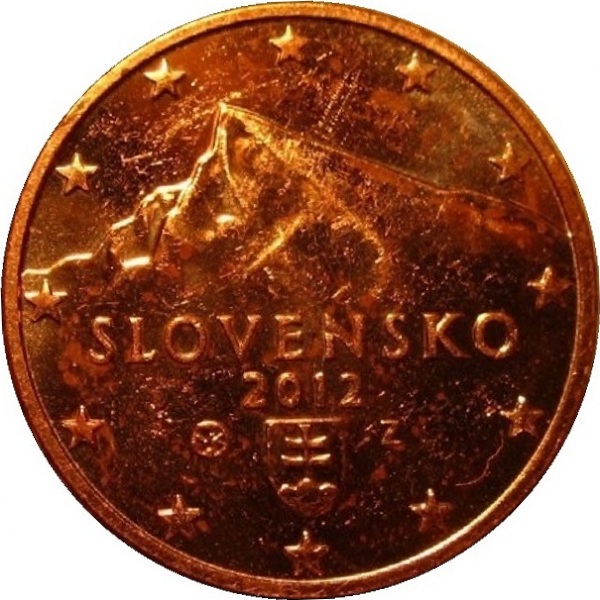 Slovakia 5 Euro cent (2012) KM#
