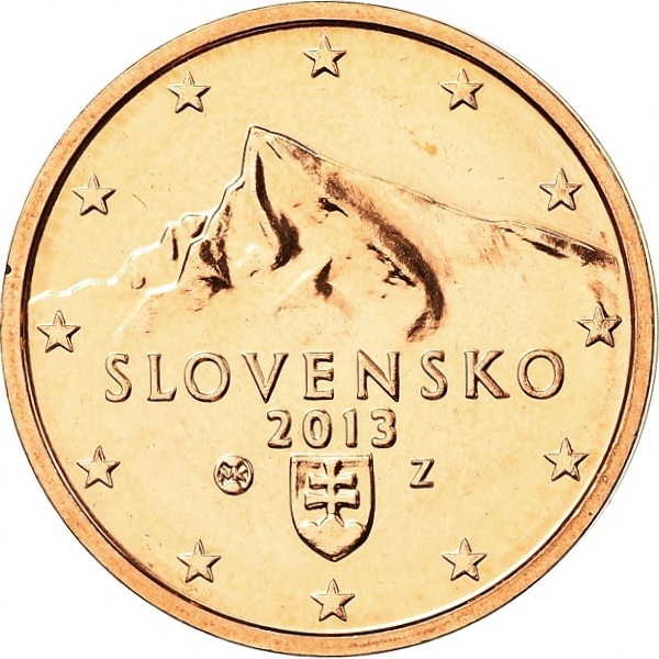 Словакия 2 Евро цент (2013) KM#