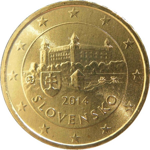 Словакия 10 Евро цент (2014) KM#