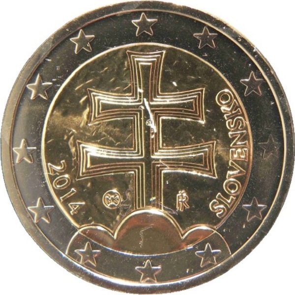 Словакия 2 Евро (2014) KM#