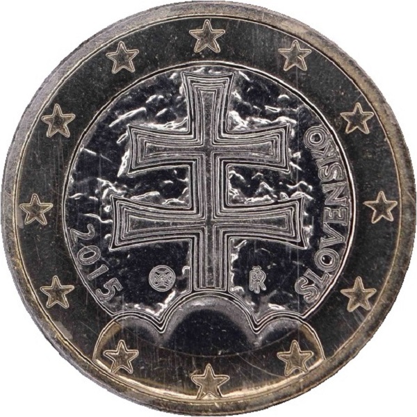 Словакия 1 Евро (2015) KM#