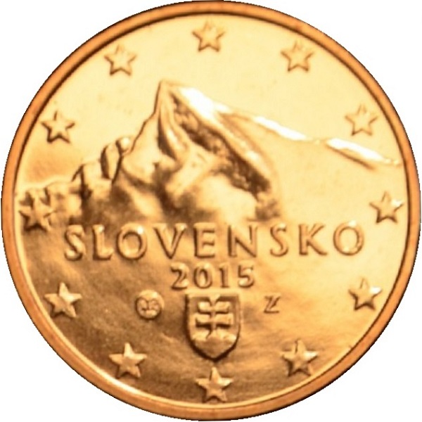 Словакия 2 Евро цент (2015) KM#