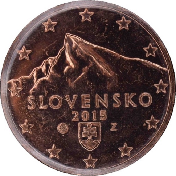 Словакия 5 Евро цент (2015) KM#