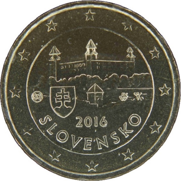 Словакия 10 Евро цент (2016) KM#