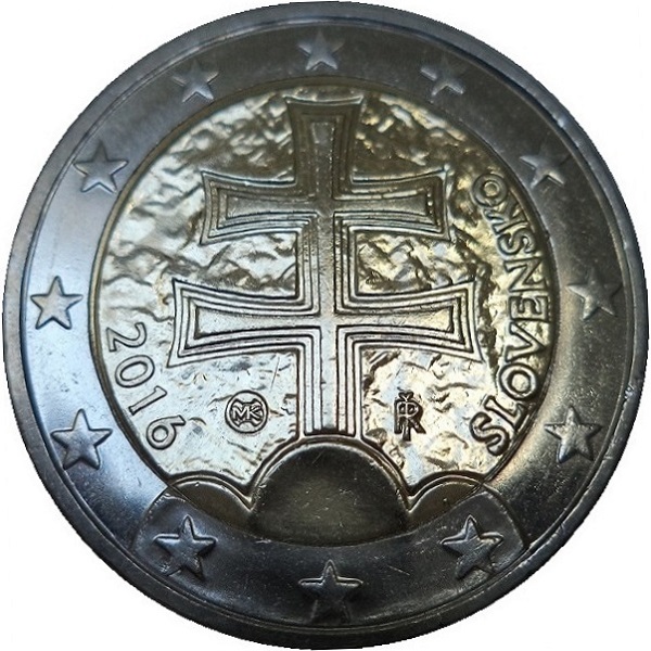 Словакия 2 Евро (2016) KM#