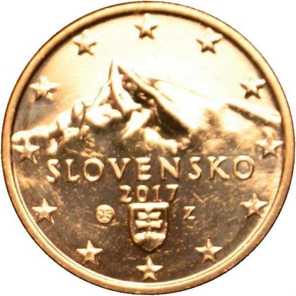 Slovakia 2 Euro cent (2017) KM#