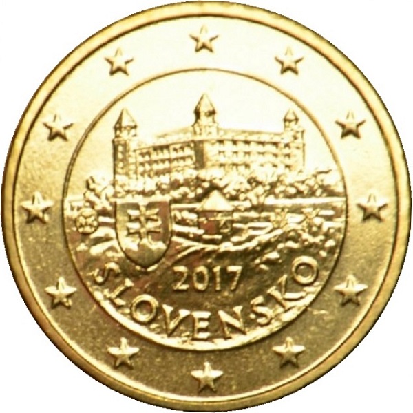 Словакия 50 Евро цент (2017) KM#