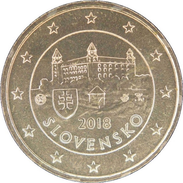 Словакия 10 Евро цент (2018) KM#