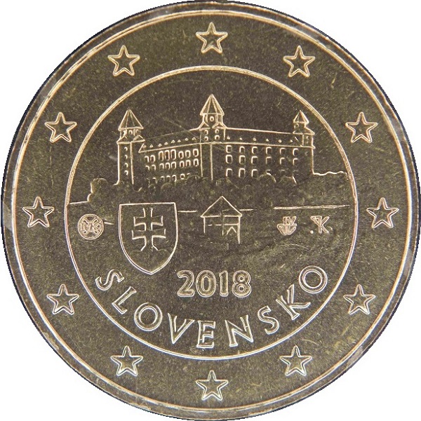 Словакия 50 Евро цент (2018) KM#