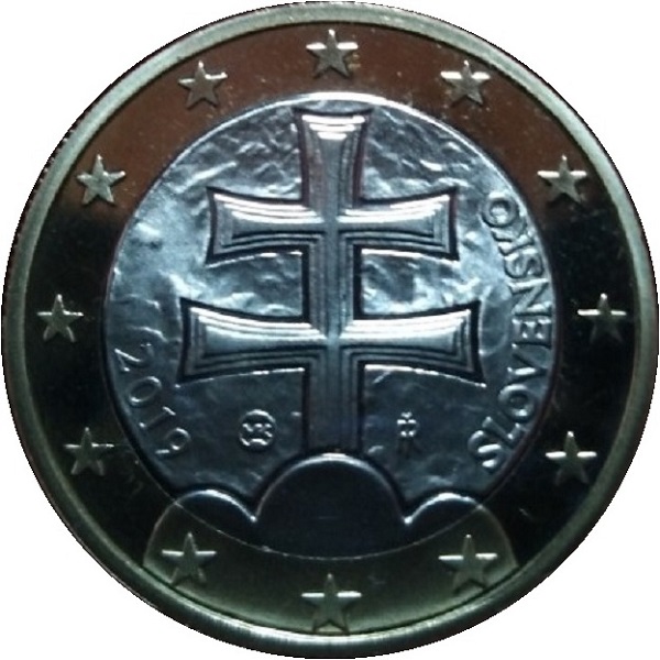 Slovakia 1 Euro (2019) KM#