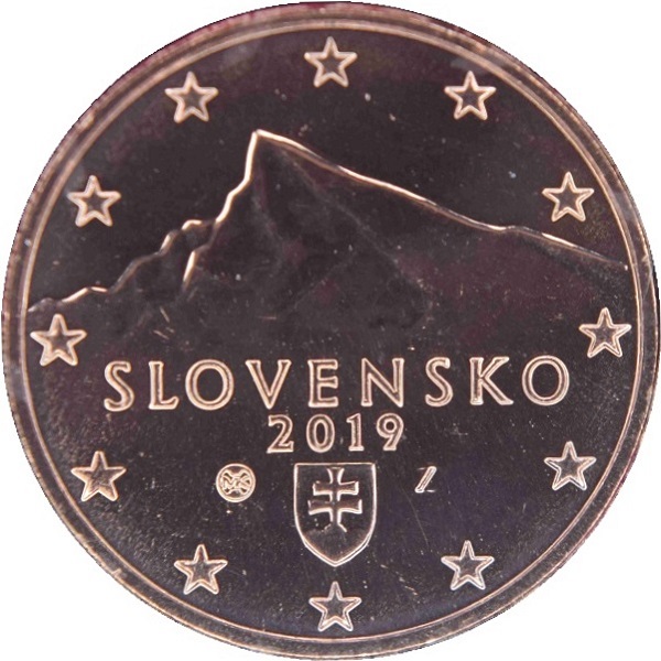 Slovakia 5 Euro cent (2019) KM#