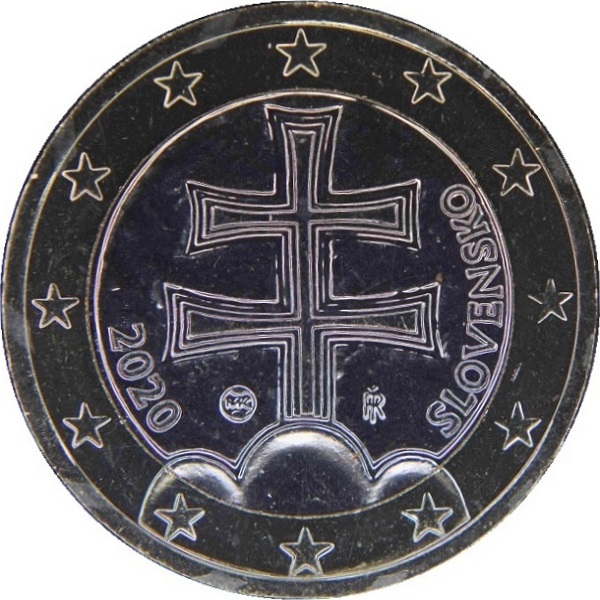 Словакия 1 Евро (2020) KM#