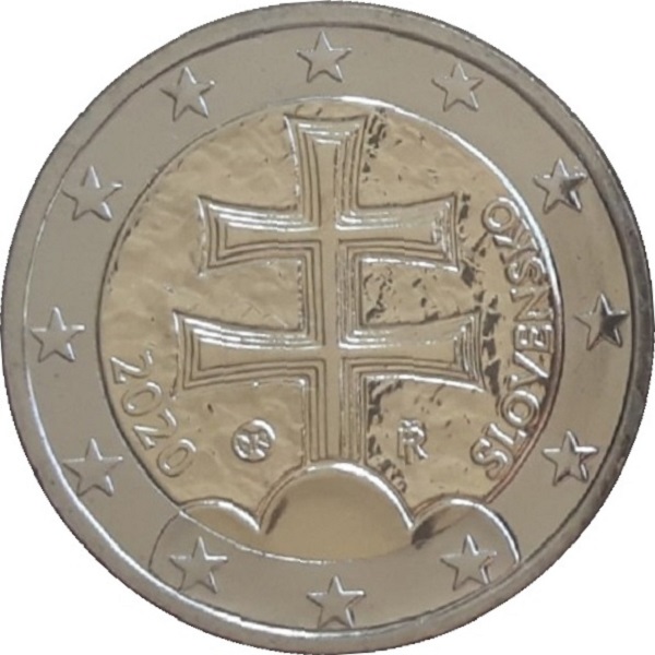 Словакия 2 Евро (2020) KM#