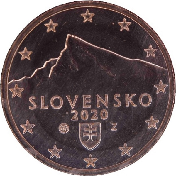 Словакия 5 Евро цент (2020) KM#