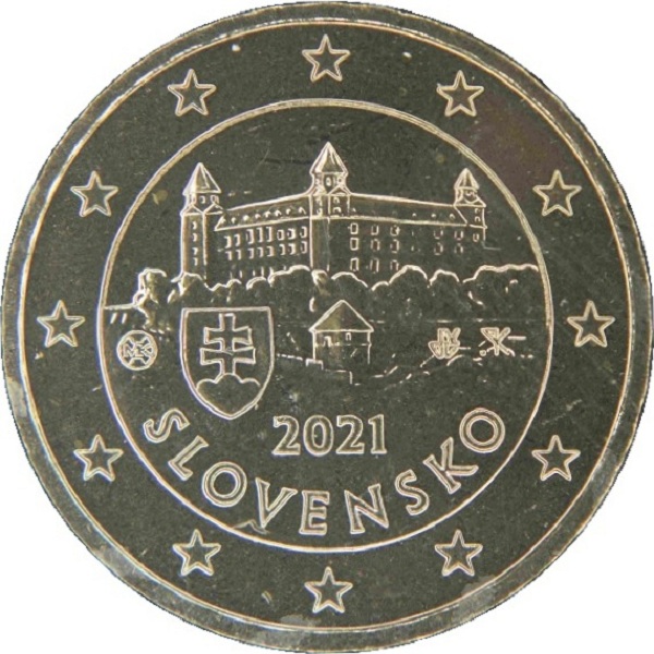 Словакия 10 Евро цент (2021) KM#