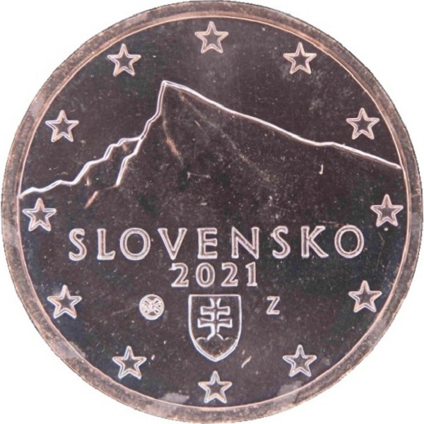 Словакия 5 Евро цент (2021) KM#
