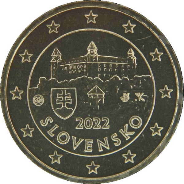 Словакия 10 Евро цент (2022) KM#
