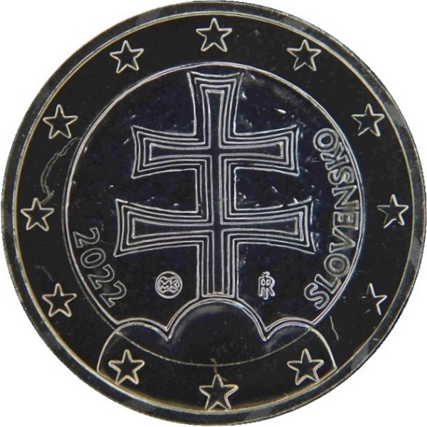 Словакия 1 Евро (2022) KM#