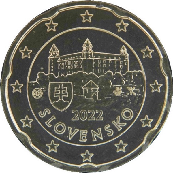 Словакия 20 Евро цент (2022) KM#