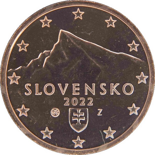 Словакия 5 Евро цент (2022) KM#