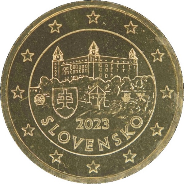 Словакия 10 Евро цент (2023) KM#