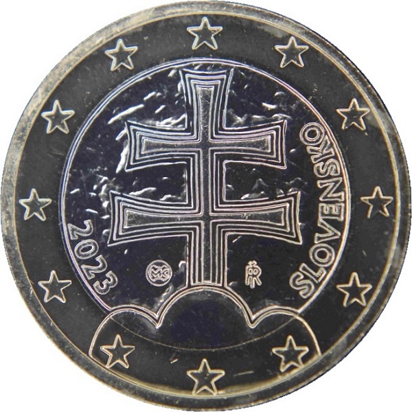 Словакия 1 Евро (2023) KM#