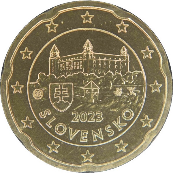 Словакия 20 Евро цент (2023) KM#