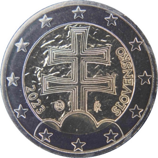 Словакия 2 Евро (2023) KM#
