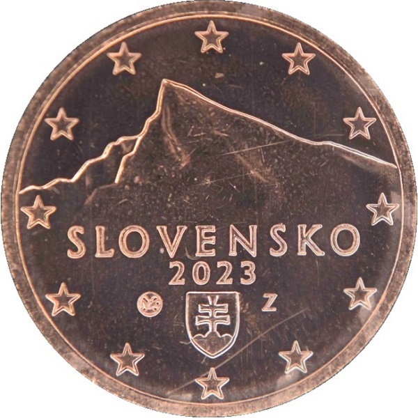 Словакия 2 Евро цент (2023) KM#
