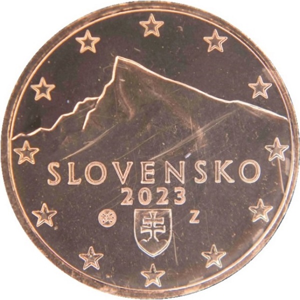 Словакия 5 Евро цент (2023) KM#