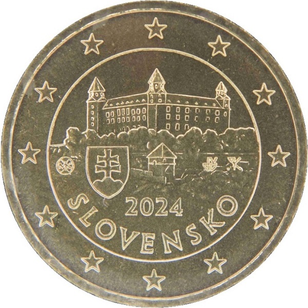 Словакия 10 Евроцент (2024) KM#