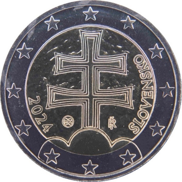 Словакия 2 Евро (2024) KM#