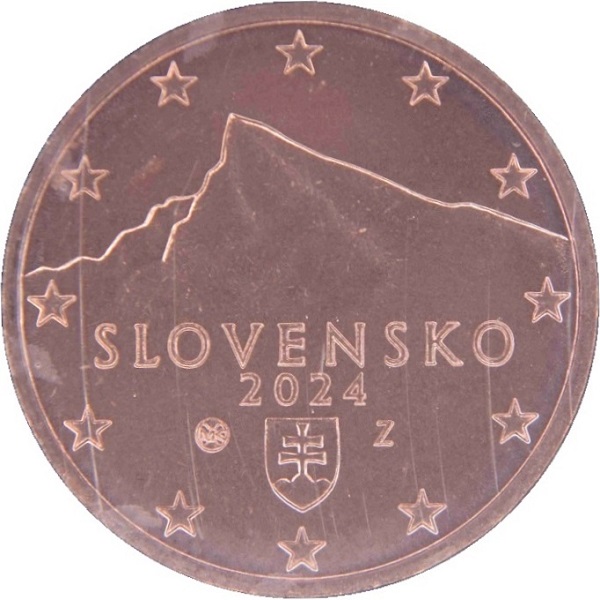 Словакия 2 Евроцент (2024) KM#