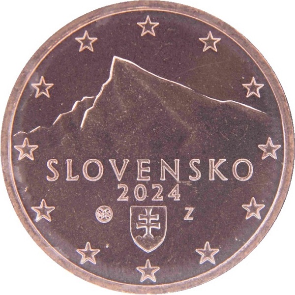 Словакия 5 Евроцент (2024) KM#