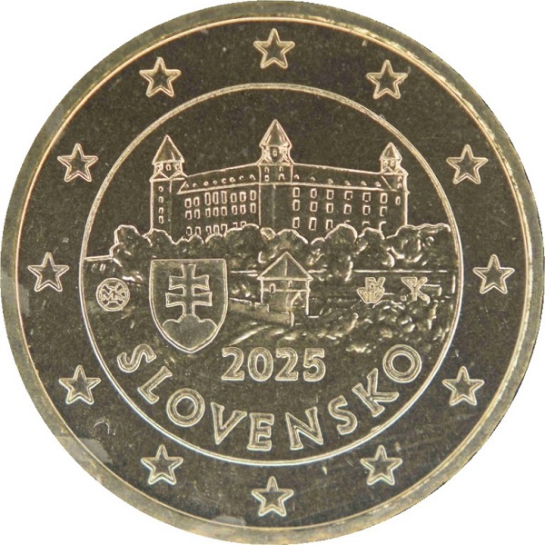 Словакия 10 Евроцент (2025) KM#