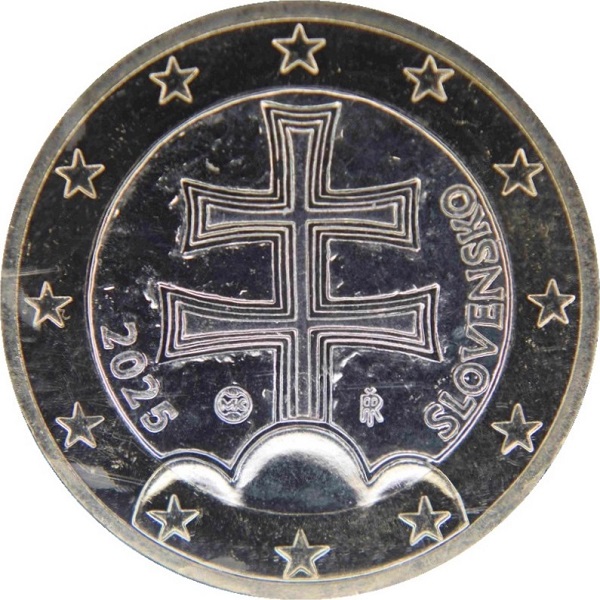 Словакия 1 Евро (2025) KM#