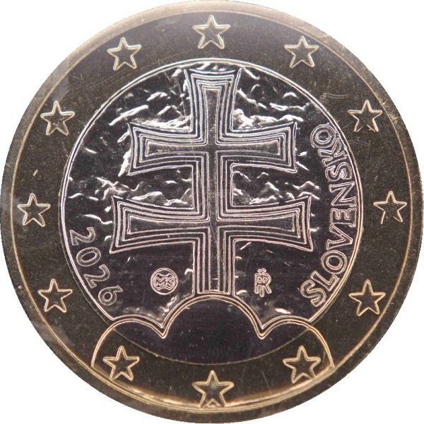 Словакия 1 Евро (КМ#) 2026