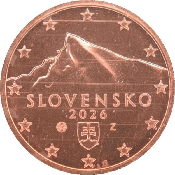 Slovakia 1 Eurocent (2026) KM#