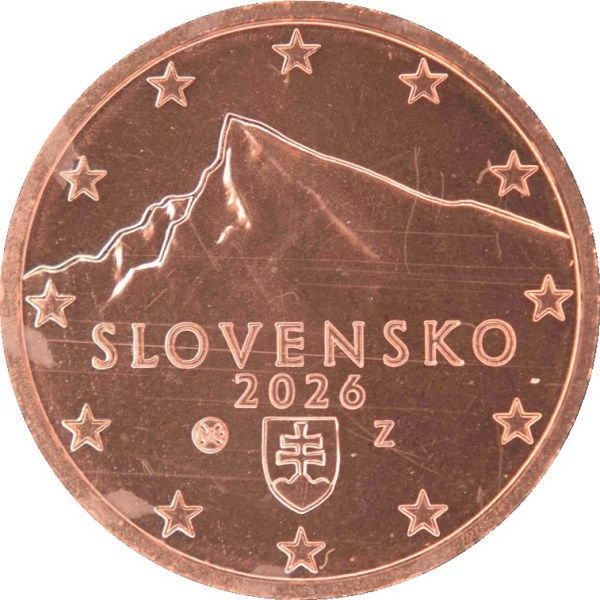 Slovakia 2 Eurocent (2026) KM#