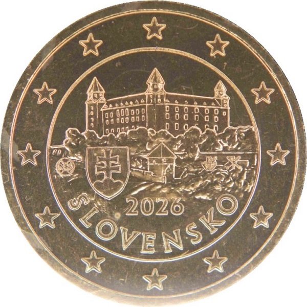 Словакия 50 Евроцент (2026) KM#