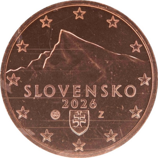 Slovakia 5 Eurocent (2026) KM#