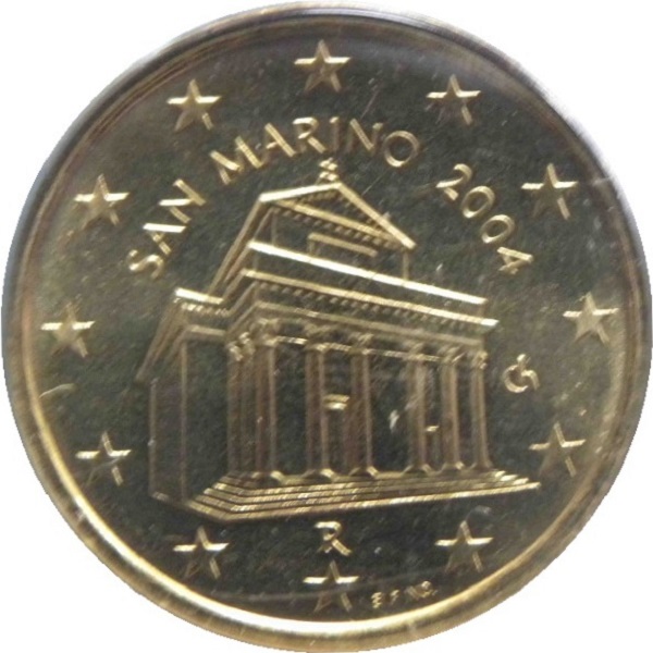 San Marino 10 Euro cent (2004) KM#