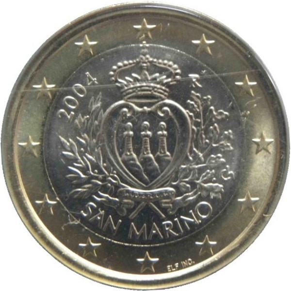 Сан-Марино 1 Евро (2004) KM#
