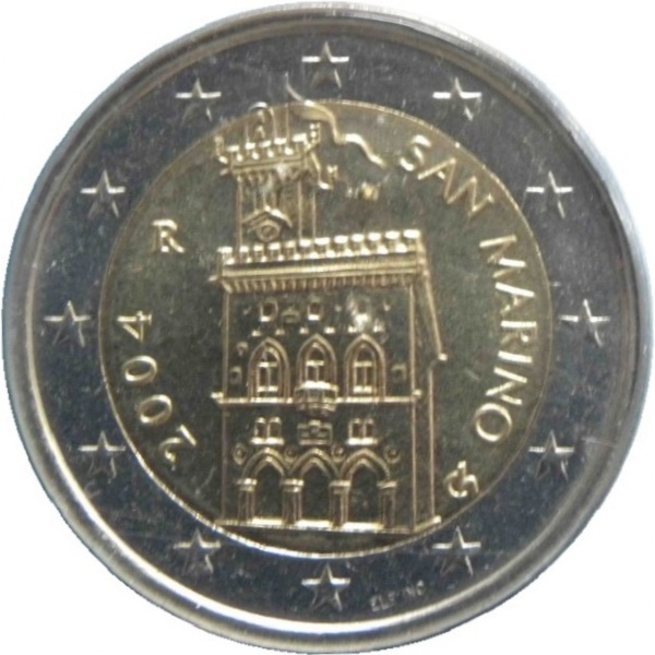 Сан-Марино 2 Евро (2004) KM#