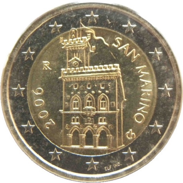 Сан-Марино 2 Евро (2006) KM#