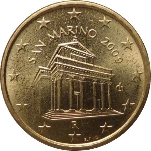San Marino 10 Euro cent (2009) KM#