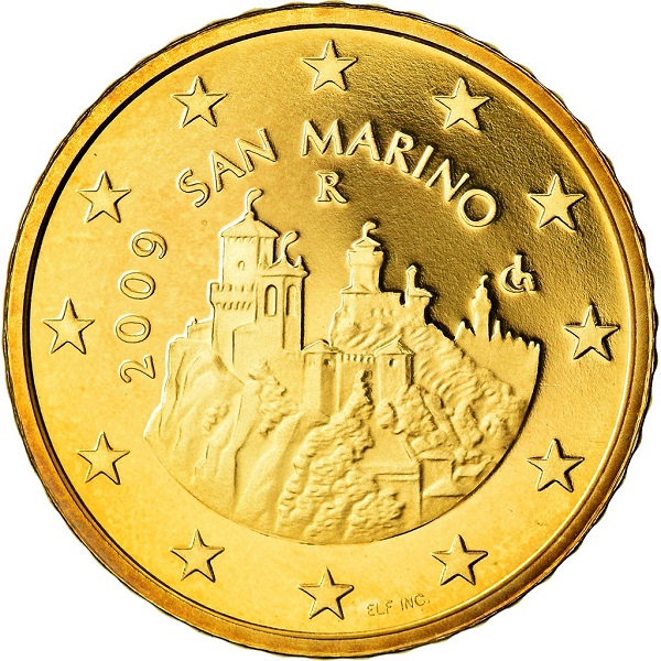 San Marino 50 Euro cent (2009) KM#