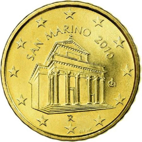 San Marino 10 Euro cent (2010) KM#