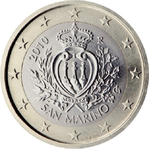 San Marino 1 Euro (2010) KM#